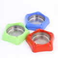 Portable Stainless Steel Colorful Ashtray